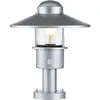 Elstead Lighting Mini LED Tuin Pilaar Klampenborg | 1X E27 Max 60W | IP44 (Outdoor) | Silver