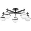 Hinkley LED Plafond Badkamerlamp Hollis | 5X E14 Max 40W | IP44 | Dimb...