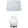 Lampe - ELSTEAD LIGHTING - ISLA - Blanc - Bleu - Céramique et acier - Fausse soie