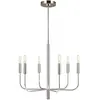 ELSTEAD Lustre brianna E14 6x60W acier nickel poli, lin H:53,1cm L:61cm dimmable