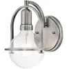ELSTEAD Lampe murale Quintatesse Somerset E27 40W Steel, nickel brossé l: 18,9 cm h: 23,3 cm b: 15,8 cm