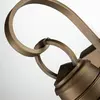 KICHLER Lampe murale Bridgepoint E27 40W IP44 Aluminium, verre en verre Laiton naturel l: 20,7 cm b: 17,8 cm Ø17,8 cm