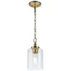 Feiss LED Pendelarmatuur Hounslow | 1X E27 Max 60W | Dimbaar | Burnished Brass