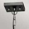 ELSTEAD Lampe suspendue Louvre E27 40W Steel, verre Industriel, peint b: 49,3 cm Ø49.3 cm Hauteur dimmable réglable