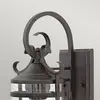 Hinkley LED Wand Buitenlamp Casa | 1X E27 Max 60W | IP44 | Dimbaar | Olde Black