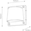 Hinkley Elstead Lighting, Lanterne, Scout petite lanterne murale (1 x)