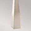 ELSTEAD Lampadaire ascent E27 1x60W acier nickel poli, soie artificielle noire L:46cm H:181cm L:46cm avec interrupteur
