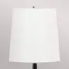 ELSTEAD Lampadaire ascent E27 1x60W acier noir, soie artificielle blanc L:46cm H:181cm L:46cm avec interrupteur