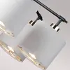 ELSTEAD Balance de lustre E27 5x40w Steel noir, Polycotton White, nickel Polished h: 25cm b: 53,5 cm Dimmable