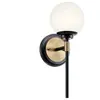 Kichler LED Wandlamp Benno | 1X E27 Max 3W | Black & Champagne Bronze