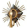 GILDED NOLA Applique murale SUN KING E14 1x40W acier feuille d'or, cristal H:30,5cm L:31,8cm dimmable