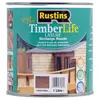 RUSTINS Lasure chêne foncé à séchage rapide pour le bois extérieur et les terrasses avec protection UV 5 ans - 12m²L - 1L