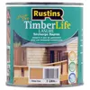 RUSTINS Lasure chêne claire àséchage rapide pour le bois extérieur et les terrasses avec protection UV 5 ans - 12m²L - 1L