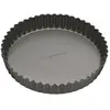 MasterClass Moule à tarte et quiche anti-adhésif en acier carbone cannelé rond 23 cm
