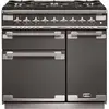 Piano de cuisson gaz FALCON ELISE90 MIXT GRIS ARDOISE