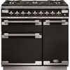 Piano de cuisson gaz FALCON ELISE90 MIXT NOIR BRILLANT