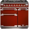 Piano de cuisson gaz FALCON ELISE90 MIXT ROUGE CERISE