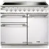 Piano de cuisson induction FALCON ELISE 100 BLANC NICKEL BROSSÉ