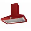 Hotte décorative murale FALCON PKR100 SUP/EXT CERISE NICKEL
