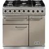 Piano de cuisson gaz FALCON Semi Pro DELUXE 90 FAUVE NICKEL BROSSÉ