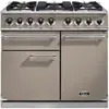 Piano de cuisson gaz FALCON Semi Pro DELUXE 100 FAUVE NICKEL BROSSÉ