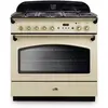 Piano de cuisson gaz FALCON CLASSIC FX  TAB GAZ 90 CMCREME LAITON