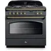 Piano de cuisson gaz FALCON CLASSIC FX  TAB GAZ 90 CM ARDOISE LAITON