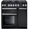 Piano de cuisson gaz FALCON NEXUS 90 CHARBON Mat satiné CHROME