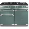 Piano de cuisson gaz FALCON ELISE 110 VERT MINERAL MAT NICKEL BROSSÉ