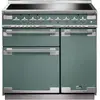 Piano de cuisson induction FALCON ELISE 90 VERT MINERAL MAT NICKEL BRO...