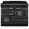 Piano de cuisson mixte FALCON NGC TAB MIX 110 CM ARDOISE CHROME