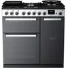 Piano de cuisson gaz FALCON EDGE DELUXE  TAB GAZ 90 CM VERRE NOIR C