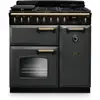 Piano de cuisson gaz FALCON NGC TAB GAZ 90 CM ARDOISE LAITON ANTIQUE