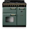 Piano de cuisson gaz FALCON NGC TAB GAZ 90 CM VERT MINERAL LAITON AN