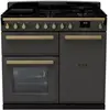 Piano de cuisson gaz FALCON ESTEL DELUXE TAB GAZ 100 CM ARDOISE LAIT