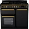 Piano de cuisson gaz FALCON ESTEL DELUXE TAB GAZ 100 CM NOIR BRILLAN