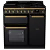 Piano de cuisson gaz FALCON ESTEL DELUXE TAB GAZ 90 CM NOIR BRILLANT