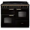 Piano de cuisson mixte FALCON NGC TAB MIX 110 CM NOIR LAITON ANTIQUE
