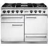 Piano de cuisson gaz FALCON Semi Pro DELUXE 110 BLANC NICKEL BROSSÉ