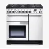 Piano de cuisson gaz FALCON Professional DELUXE 90 CM Blanc /CHROME
