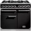 Piano de cuisson gaz FALCON Semi Pro DELUXE 100 NOIR CHROME