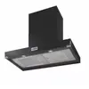 Hotte décorative murale FALCON PKR110 CONTEMP NOIR CHROME