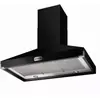 Hotte décorative murale FALCON PKR110 SUP/EXT NOIR/CHROME