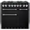 Piano de cuisson gaz FALCON Semi Pro MERCURY 100 NOIR BRILLANT INOX