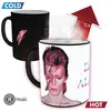 GB Eye David Bowie Tasse Ziggy Stardust Magique Qui Change De Couleur Noir