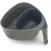 Set de 2 passoires emboitables nest colanders gris