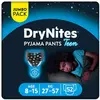 Lot de 4 x13 Drynites Couches Culottes Garçon 8-15 ans