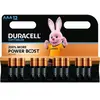 Duracell Pack 12 Piles Alcalines Optimum MN2400 AAA LR03 100% ExtraLife