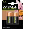 DURACELL Piles Rechargeables Ultra C 3000 mAh x2