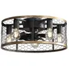 Tanant - Ventilateur de plafond industriel encastrable de 50 cm avec 7...